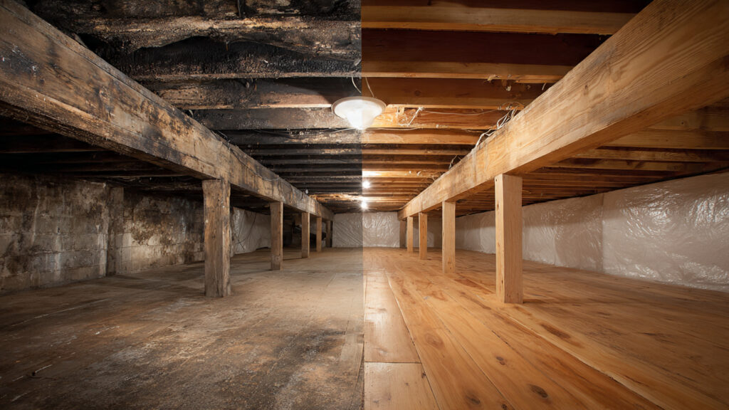 A large decline in mold and dust mites